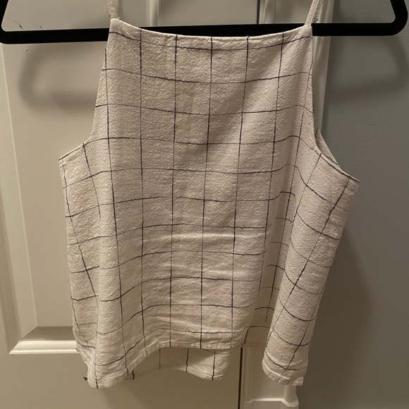 Oak and Fort Linen tank top small - Picture 4 of 5